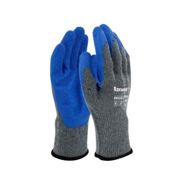 Raxwell 乳胶皱纹涂层手套，RW2463 均码，12副/袋 售卖规格：1袋