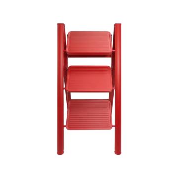 天意州 三步小紅梯，TYZ-24051001 碳鋼材質(zhì)，84㎝，額定載荷150kg 售賣規(guī)格：1臺