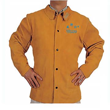 威特仕 焊接防護(hù)服，44-2130-XXL 金黃色皮上身焊服 售賣規(guī)格：1件