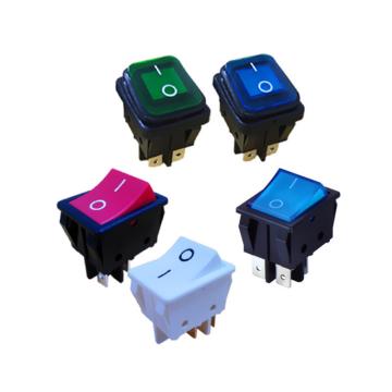 德崧 開關(guān)綠色帶燈12V，R-6-220-C5L-BG-12V