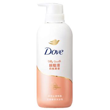 多芬/DOVE 沐浴乳，白桃果香丝缎滑 500G 售卖规格：1瓶