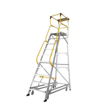穩(wěn)耐 大力神系列平臺(tái)梯，F(xiàn)S13598 梯級(jí)數(shù)：12 額定載荷（KG）：170 平臺(tái)高度（MM）：3313 售賣規(guī)格：1架
