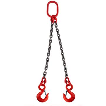 Raxwell 两叉毛链吊具,10T*3M,带美式货钩。