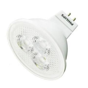 飞利浦/PHILIPS LED MR16射灯光源，3W 12V 24度 GU5.3白光 售卖规格：1个