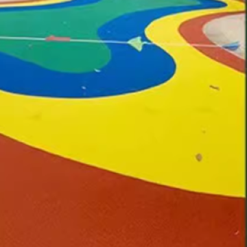 世纪领航 EDPM塑胶颗粒,颗粒大小1--4mm、底层10mm