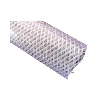 谦鹤 PVC带尼龙网夹层透明塑料网纹蛇皮软水管，WSG18×12-100：外径18mm-内径12mm-100m/卷 售卖规格：1卷