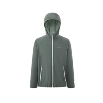 波司登 新款夏季防晒衣 男短款连帽外套，B40522127 军绿色 175/96A 售卖规格：1件
