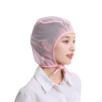 英格杰家 食品廠包頭防塵工作彈力網(wǎng)帽，F(xiàn)CM，粉色 均碼（5頂裝） 售賣規(guī)格：1頂