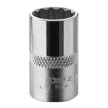 捷科 1/2"系列十二角公制镜面套筒，SKD1/2-15 15mm，O16815 售卖规格：1个