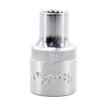 易尔拓/YATO 1/2"花键型套筒，YT-1460 8mm 售卖规格：1只