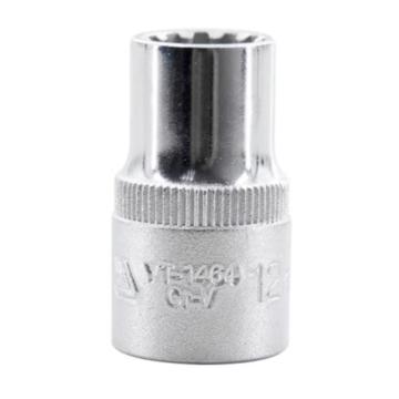 易尔拓/YATO 1/2"花键型套筒，YT-1464 12mm 售卖规格：1只