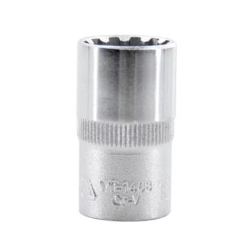 易尔拓/YATO 1/2"花键型套筒，YT-1468 16mm 售卖规格：1只