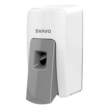 瑞沃/SVAVO 手动皂液器壁挂式免打孔洗手液盒，VX688白+灰 600ml 喷雾款 售卖规格：1台