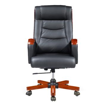 HiBoss 接触面牛皮老板椅固定头枕，XYGT-03 升降后仰锁定大头枕 黑色 680*760*1160/1200mm 售卖规格：1把