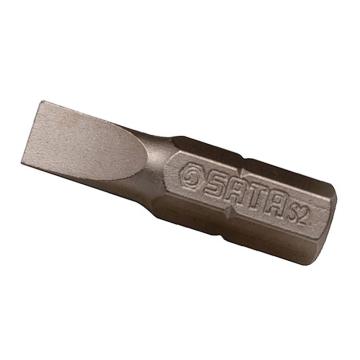 世达 5件套6.3mm系列长25mm一字螺丝刀头，59216 5.5mm 售卖规格：5个/盒