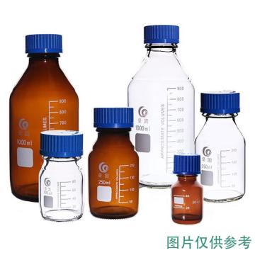 垒固 普通丝口透明试剂瓶，B-W00321 100ml 售卖规格：1个