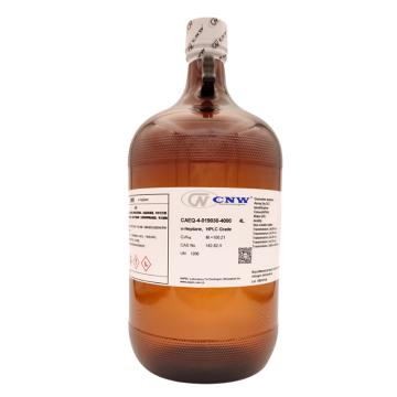 CNW 正庚烷，CAEQ-4-019030-4000 CAS：142-82-5，HPLC，≥99.0%，4L/瓶，4瓶/箱 售卖规格：1瓶