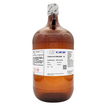 CNW 环己烷，CAEQ-4-011556-4000 CAS：110-82-7，HPLC，≥99.5%，4L/瓶，4瓶/箱 售卖规格：1瓶