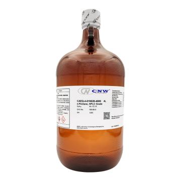 CNW 正戊烷，CAEQ-4-019028-4000 CAS：109-66-0，HPLC，≥99.9%，4L/瓶，4瓶/箱 售卖规格：1瓶