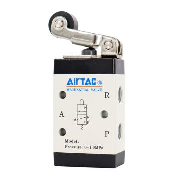 亚德客/AirTAC M3R三口二位单控滚轮杠杆型机械阀，M3R21008 售卖规格：1个