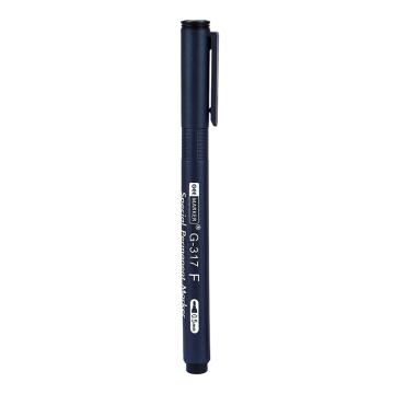 GEEMARKER 油性胶片笔，G-317F 黑色 0.5mm 售卖规格：12支/盒