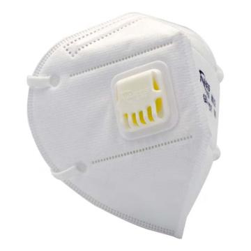 耐唄斯 折疊頭帶有閥防塵口罩（常規(guī)款） KN95，NBS9502V 售賣規(guī)格：1只