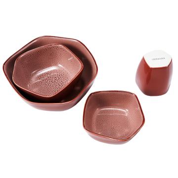 乐扣乐扣/LOCK&LOCK 餐具，YSH230002 余韵一人食 售卖规格：6件/套