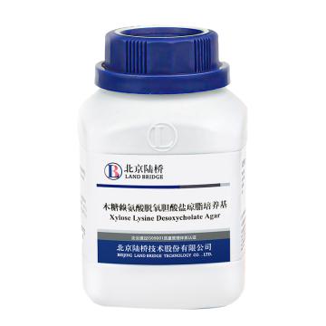 北京陆桥 木糖赖氨酸脱氧胆酸盐琼脂培养基，CP219B 用于药品中沙门菌的选择性分离培养，250g/瓶 售卖规格：1瓶
