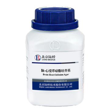 北京陆桥 脑心浸萃琼脂培养基，CM918A 用于生活饮用水中肠球菌的纯培养，250g/瓶 售卖规格：1瓶