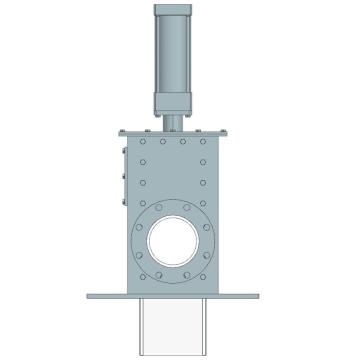 菏阀 陶瓷库顶切换阀，HFKDTC-100 DN100 陶瓷 售卖规格：1台