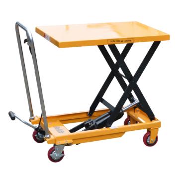銳勵(lì) 單剪手動(dòng)液壓平臺(tái)車，PT150 載重150kg,提升高度720mm,臺(tái)面尺寸mm：700*450 售賣規(guī)格：1臺(tái)