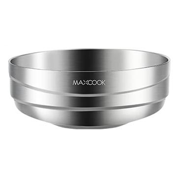 美厨/MAXCOOK 304不锈钢韩式双层隔热汤碗，MCWA613 18cm 售卖规格：1个
