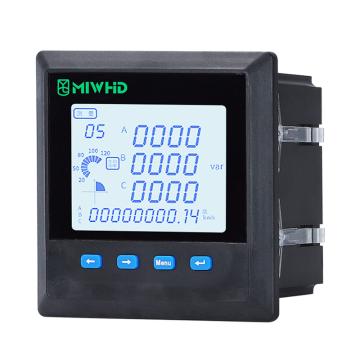 梅兰日兰 三相液晶多功能电表SUPZ80-3SY，MLRL19SUPZ80-3SY 220v 1A-5A 售卖规格：1盒