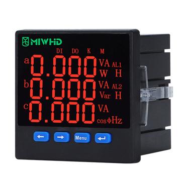 梅兰日兰 三相数码管多功能电表SUPE96-9S4，MLRL19MUPE96-9S4 220v 1A-5A 售卖规格：1盒