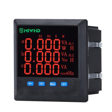 梅兰日兰 三相数码管多功能电表SUPE12-2S4，MLRL19SUPE12-2S4 220v 1A-5A 售卖规格：1盒