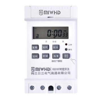 梅兰日兰 时控开关定时器KG316T，KG316TKG316T 380V 30A 380V 30A 售卖规格：1盒