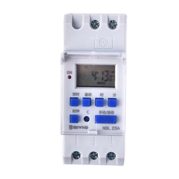 梅兰日兰 时控开关定时器小型定时器NBL25A，NBL25ANBL25A 220v 25A 售卖规格：1盒