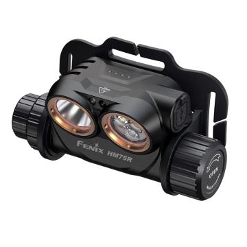 Fenix 頭燈，HM75R 1600流明，聚泛雙光源，91.1*41*53.5mm，雙鋰電配電 售賣規(guī)格：1個(gè)