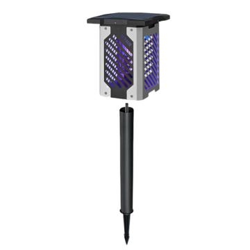 燈下科技 太陽(yáng)能滅蚊燈，DC3【黑白】 插地款室內(nèi)外通用+持續(xù)電擊，2W 售賣(mài)規(guī)格：1個(gè)