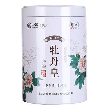 中茶 茶叶，蝴蝶5131牡丹皇白茶100g 售卖规格：1罐