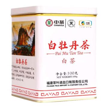 中茶 茶叶，蝴蝶5101白牡丹（2023）100g 售卖规格：1罐