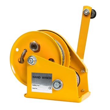 晟雕 手搖絞盤，1200磅15米鋼絲繩帶鉤子 售賣規(guī)格：1個