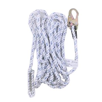 霍尼韋爾/Honeywell 安全繩，1002892A 三股安全繩，配有1個(gè)安全鉤，16mm，20米 售賣規(guī)格：1件