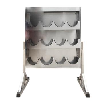 功成獅 304拉絲不銹鋼安全帽架 落地式，GW5124 JCH-AMJ-L008 售賣規(guī)格：1個(gè)