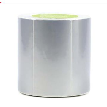 得印 哑银PET标签纸，80mm*50mm*500枚单排 圆角