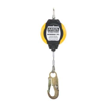 梅思安/MSA 速差器，10127258 沃克曼速差自控器，15米不銹鋼纜，21mm開口掛鉤 售賣規(guī)格：1件