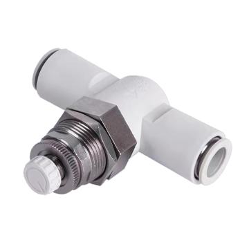 SMC 直通式速度控制閥，AS4001F-10-3 面板安裝,接管10*10 售賣規(guī)格：1個(gè)