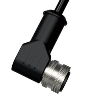 明治 M12连接线，CA12-R4F2C M12/4针式接头，L型出线，线长2米，PVC材质 售卖规格：1个
