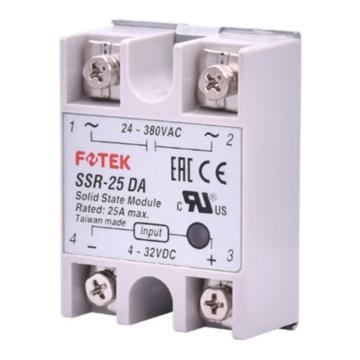 阳明 固态继电器，SSR-25DA 4-32VDC 25A380V 售卖规格：1个