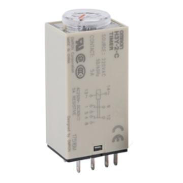 歐姆龍/OMRON 時(shí)間繼電器，H3Y-2-C AC220V 60S （H3Y-2 60S AC220V停產(chǎn)） 售賣規(guī)格：1個(gè)